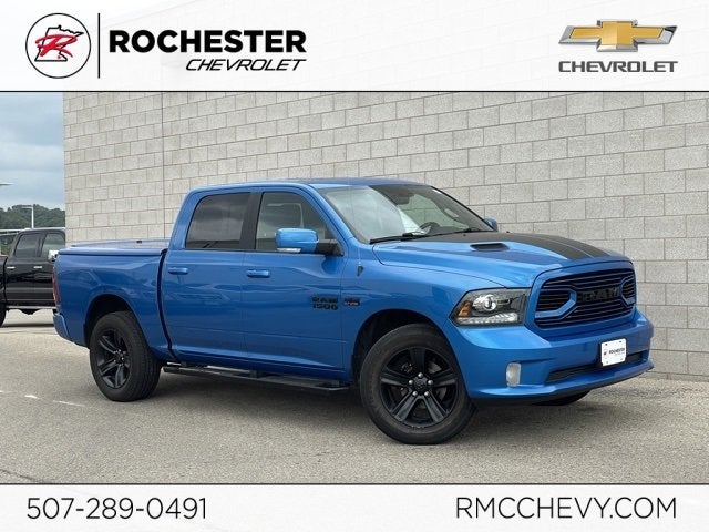 Used 2018 RAM Ram 1500 Pickup Sport with VIN 1C6RR7MT6JS194394 for sale in Rochester, Minnesota