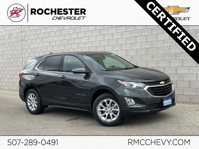 Certified 2019 Chevrolet Equinox LT with VIN 3GNAXUEV5KS614587 for sale in Rochester, Minnesota