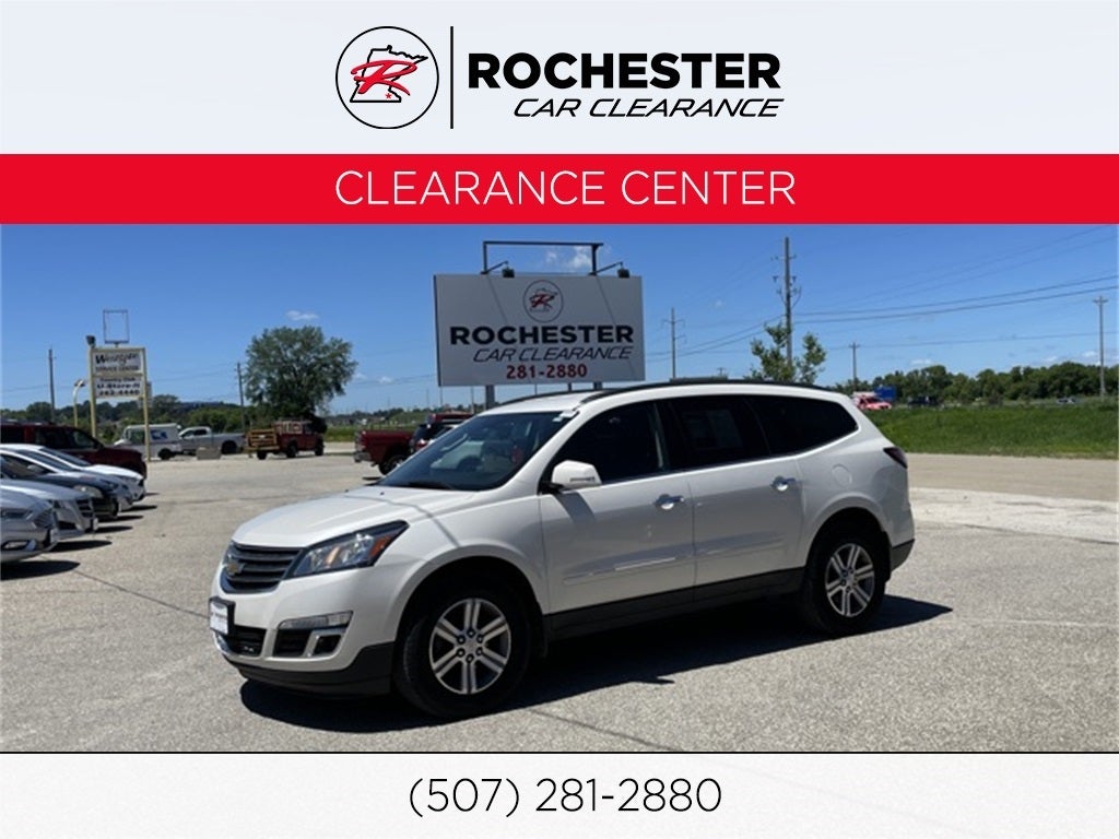 Used 2015 Chevrolet Traverse 1LT with VIN 1GNKVGKD0FJ221692 for sale in Rochester, Minnesota